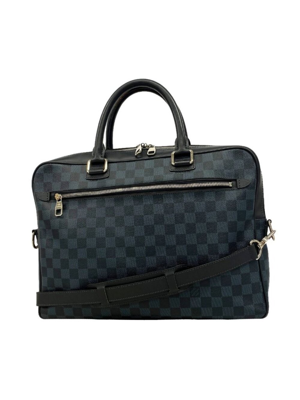 Louis Vuitton Business Bag Damier Cobalt Porte Documents Navy Black 2-Way Bag